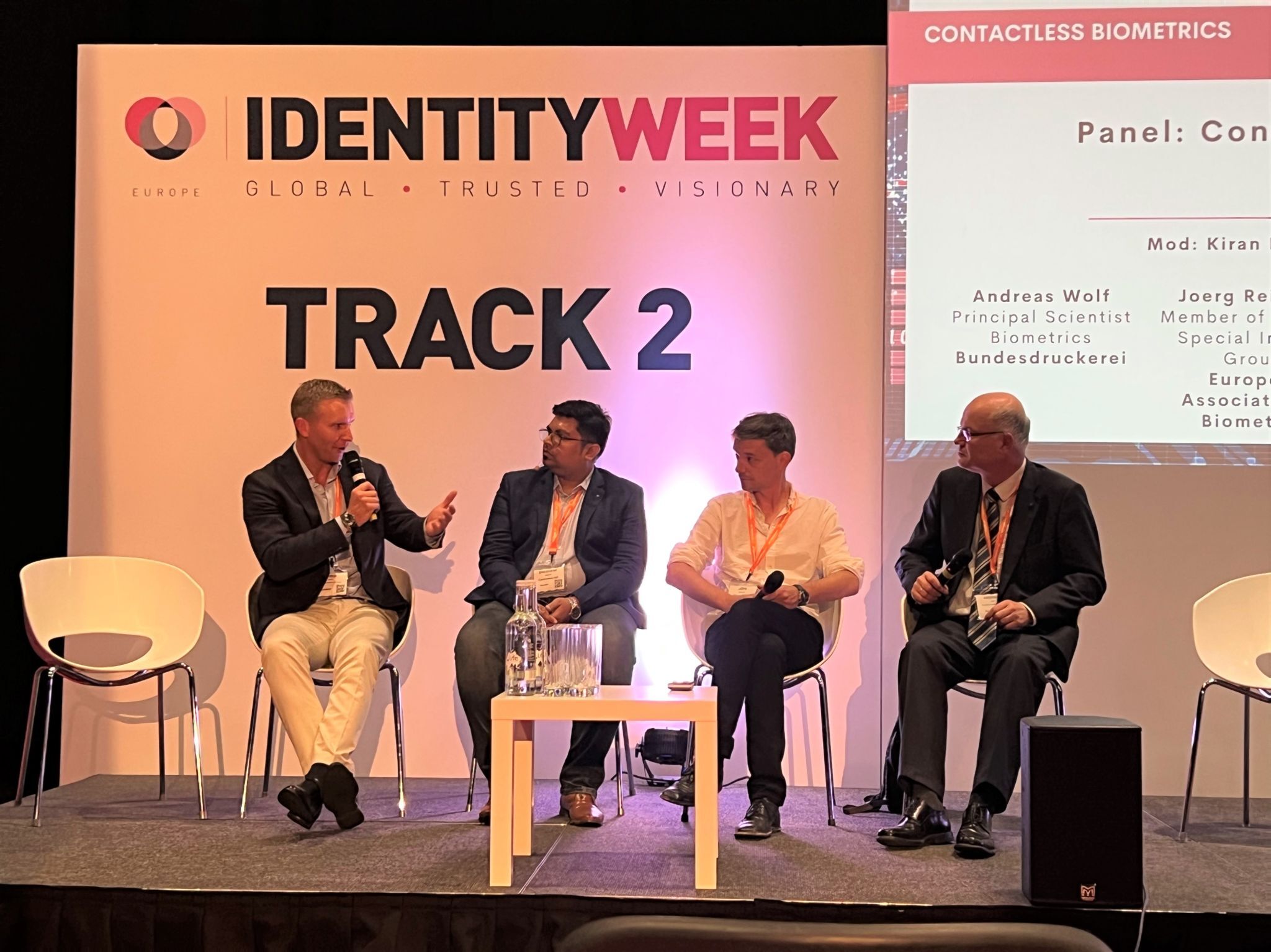 Chris Jarvis, JR&Co Managing Director, at the Identity Week show