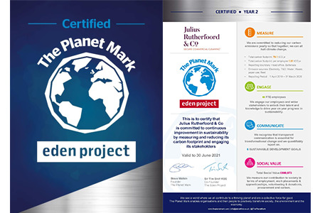 JR&Co are Planet Mark Certified into 2021