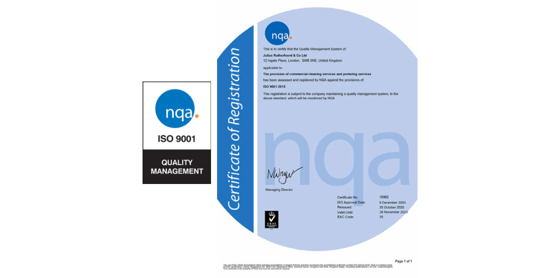 BS EN ISO 9001 : 2015