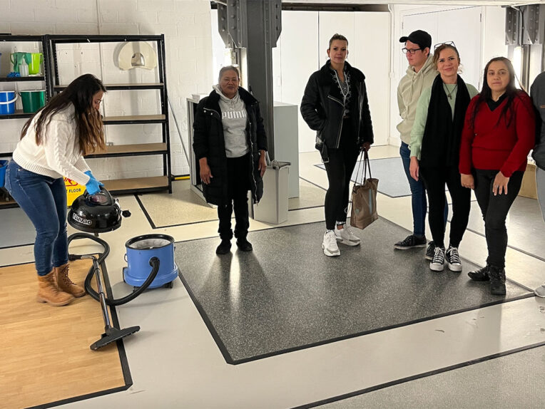 JR&Co cleaning academy in session